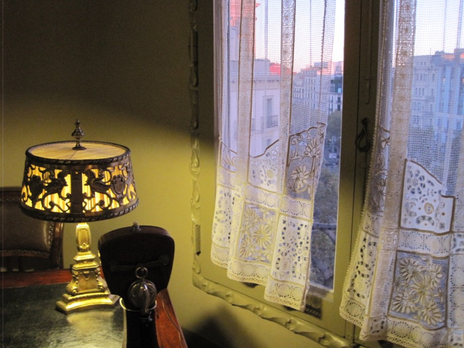And in Casa Mila, the romance of a curtained window