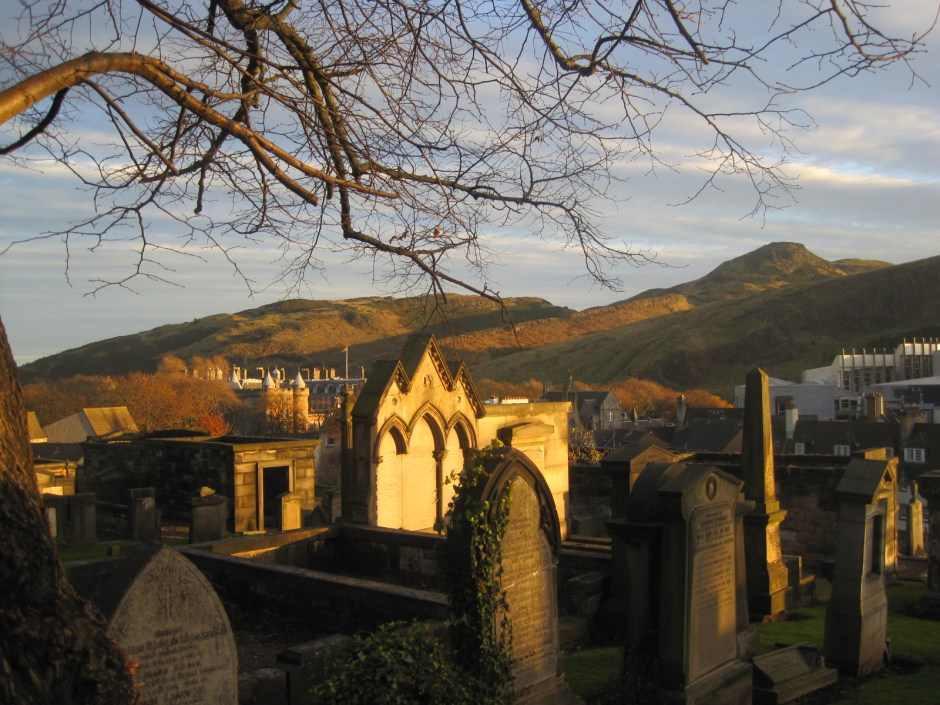 Magnificent Arthur's Seat, viewed from Calton Hill 
