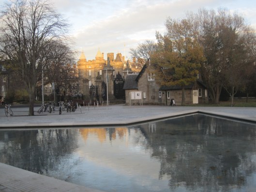 Crossing the pond to the Scottish Parliament building