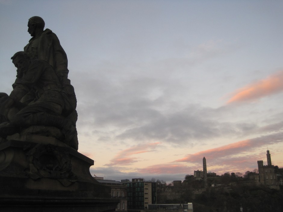 As I walked back across North Bridge