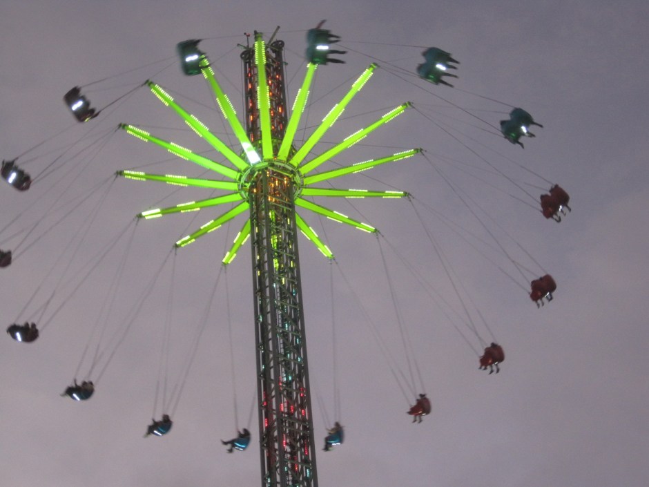 High riding at the Christmas Market!