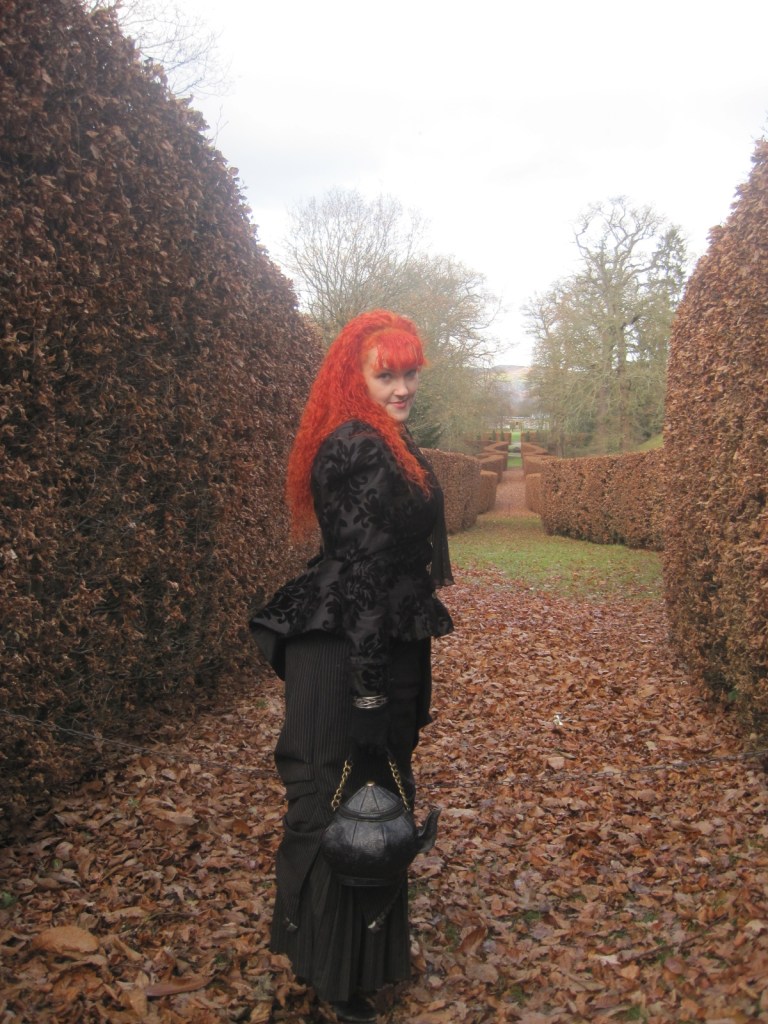 Russet leaves for a russet lady!