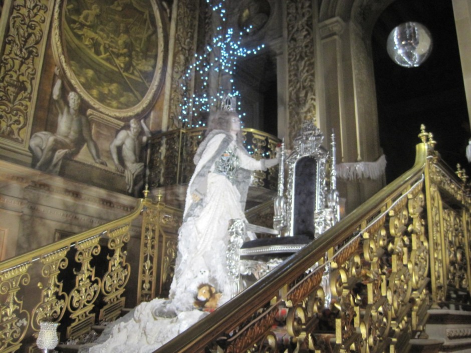 I was joking- she's much too pretty to be scarey!