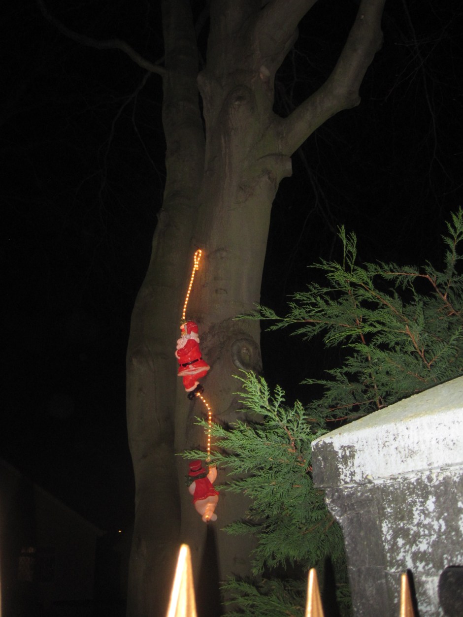 Almost time to climb that chimney, Santa!