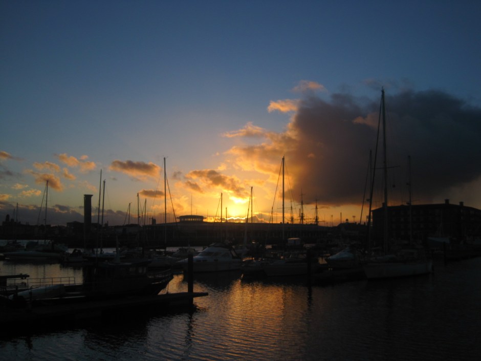 And then the sun goes, in a blaze of glory!