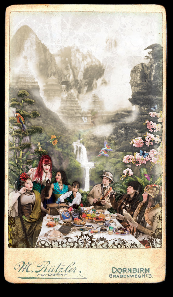 The red-haired lady is my daughter!