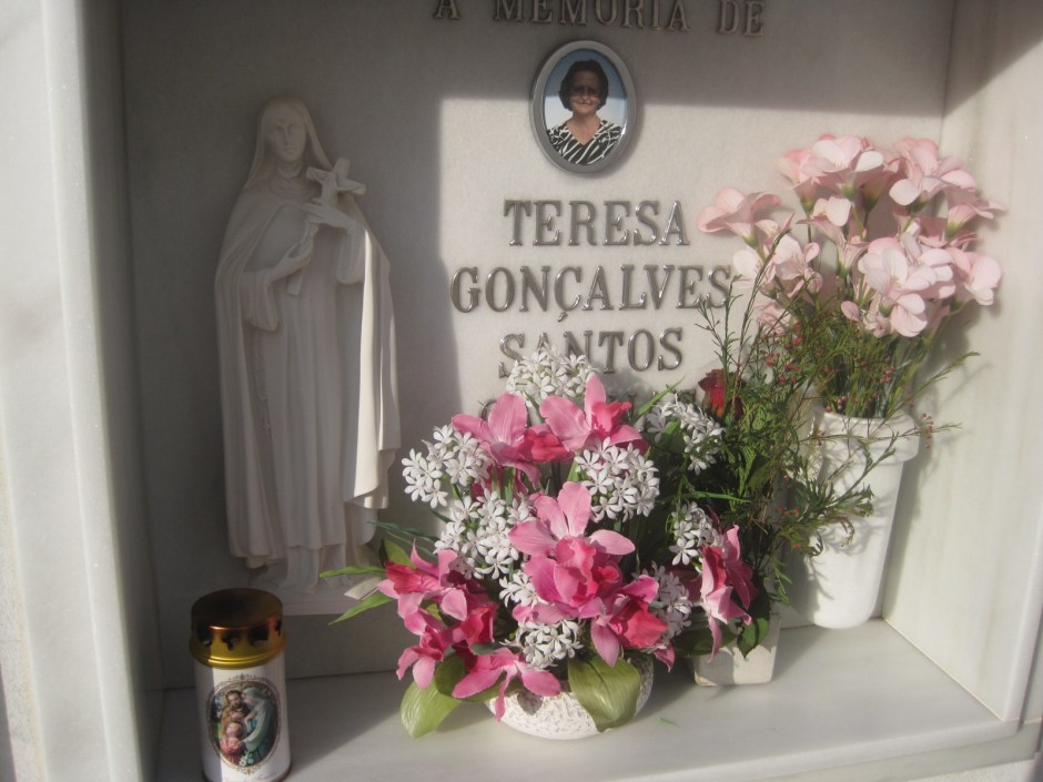 And pretty pink for Teresa