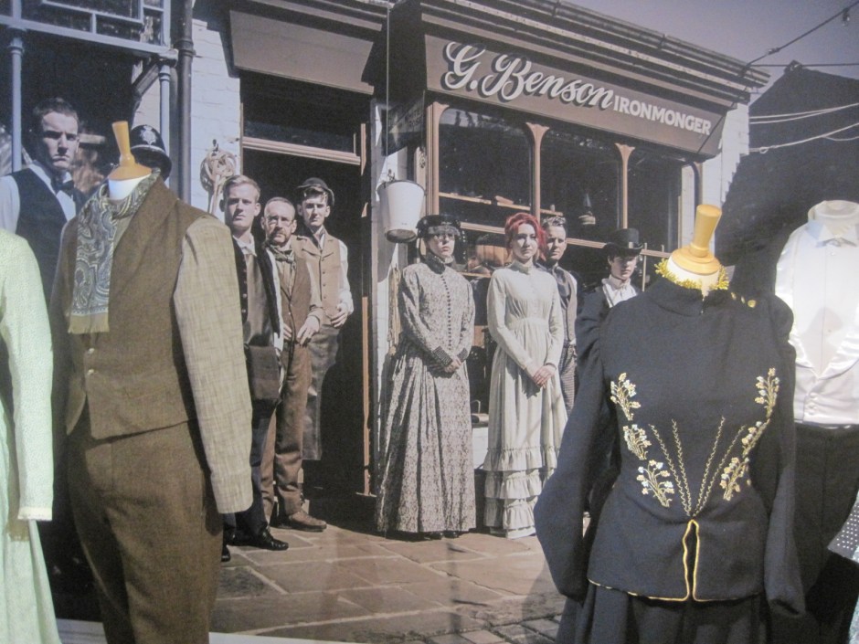 Appropriately dressed for a trip to the ironmongers