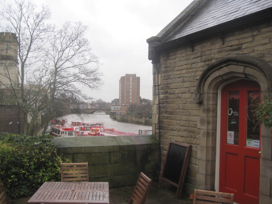 Not a day for sitting by the riverside!