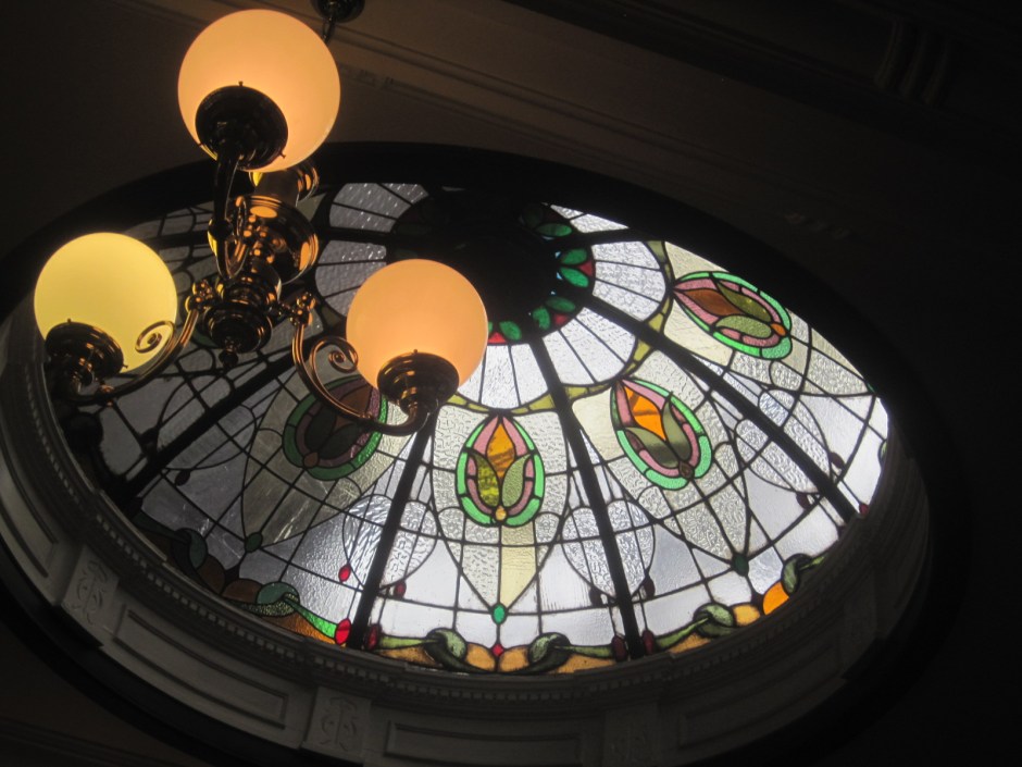 And the ceilings provided another colourful touch