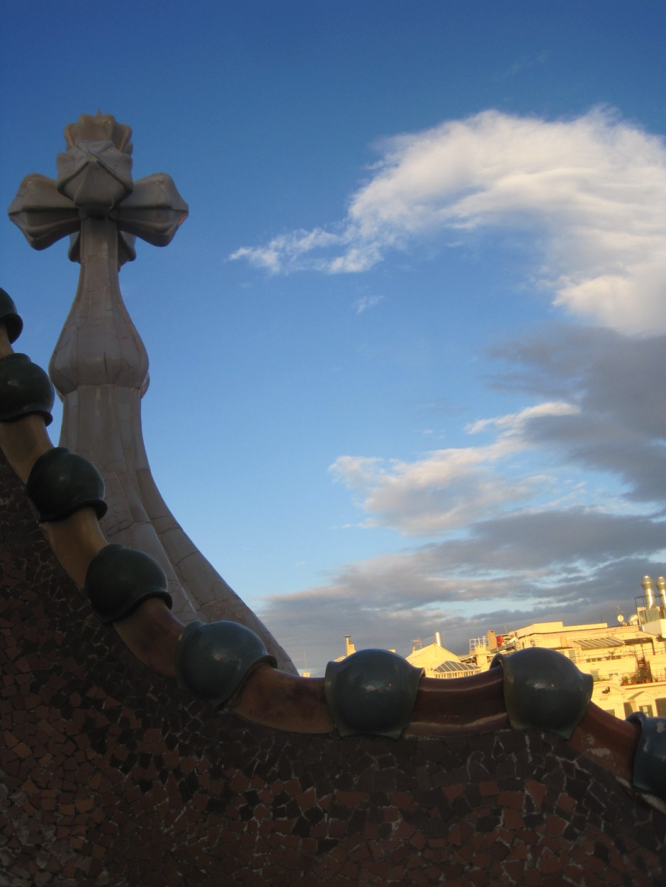 At Casa Batllo I felt I was drifting off into that sky