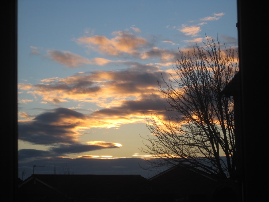 Each morning the beauty of the sky greets us