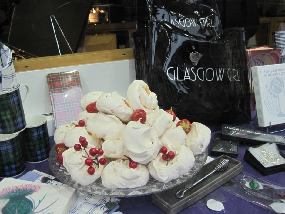 Looking in to those famous tea room windows