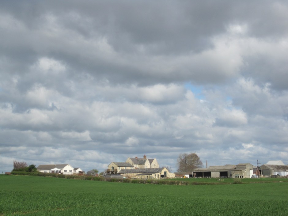 Nesbitt Hall and a lot of clouds!
