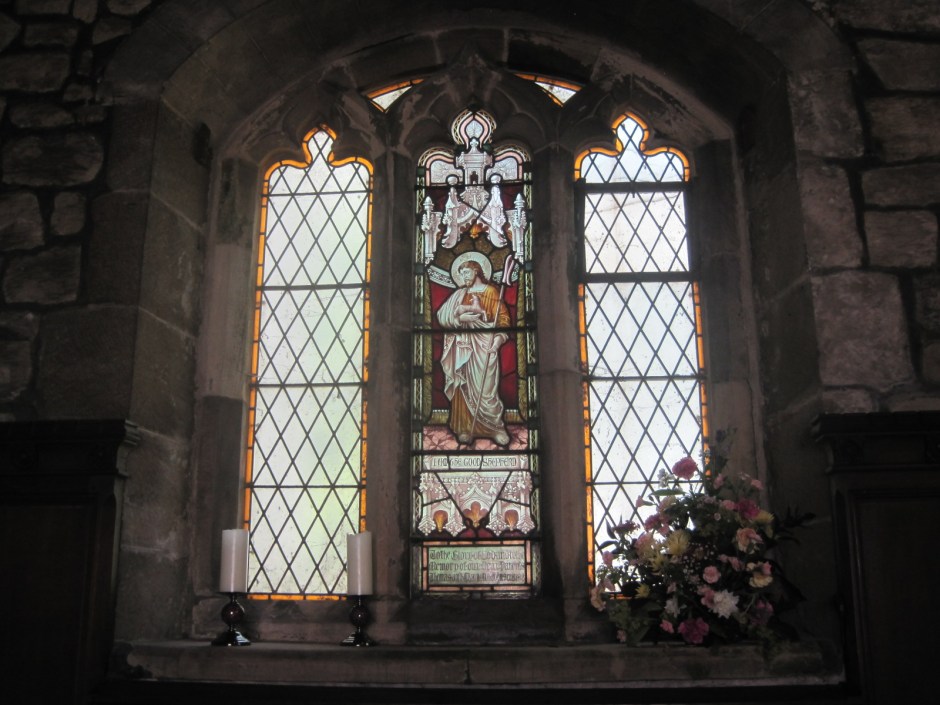 A peaceful scene inside the church