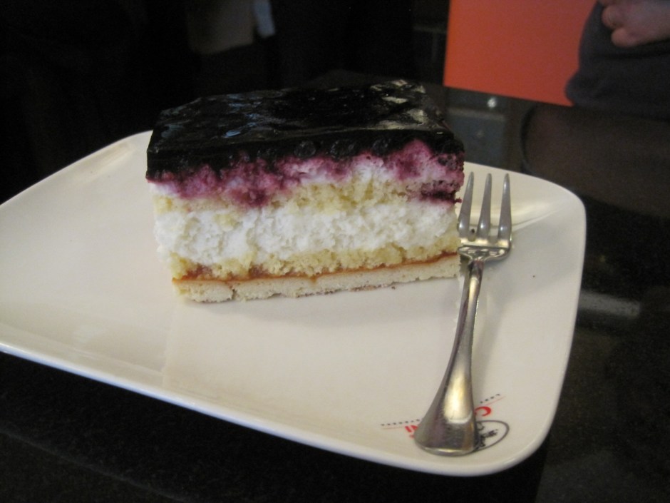 And we can't leave without one last piece of Polish cake