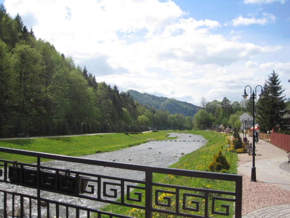 And crossing some of the many bridges