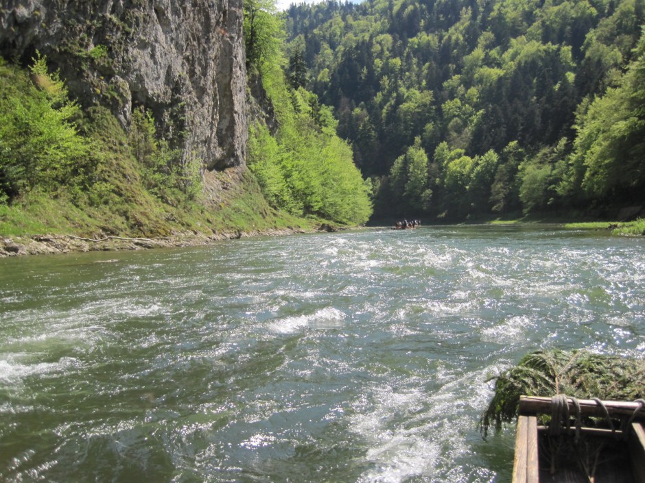 And naturally I get my bum wet in some of the faster eddies!