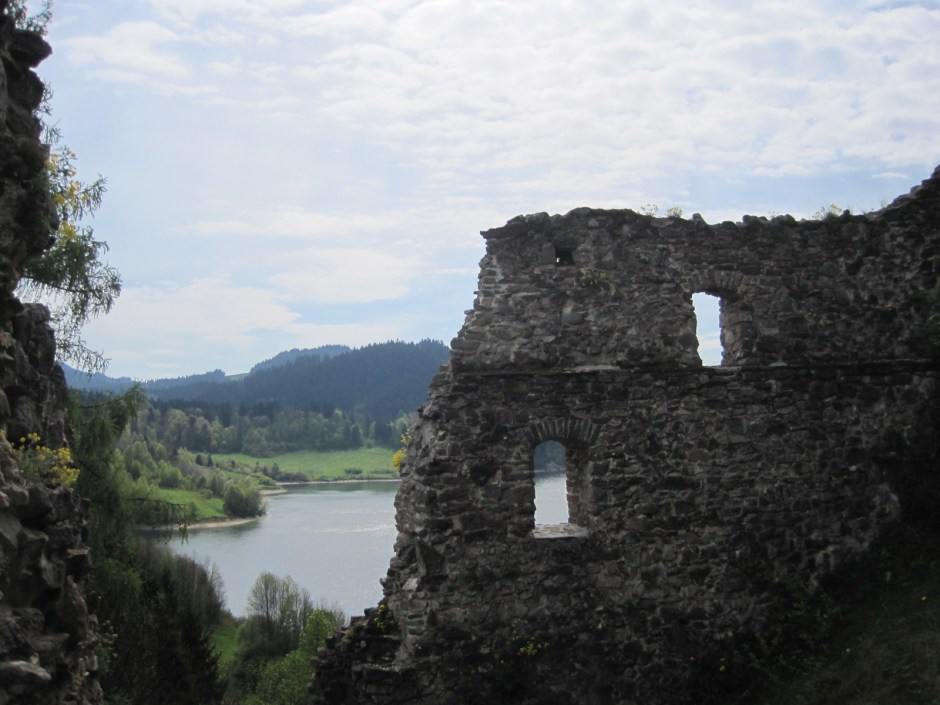 The castle first, of course