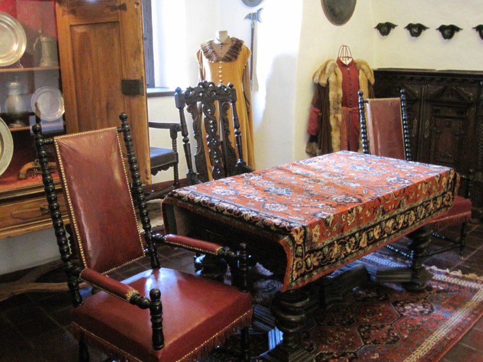 Furnishings bring the castle to life