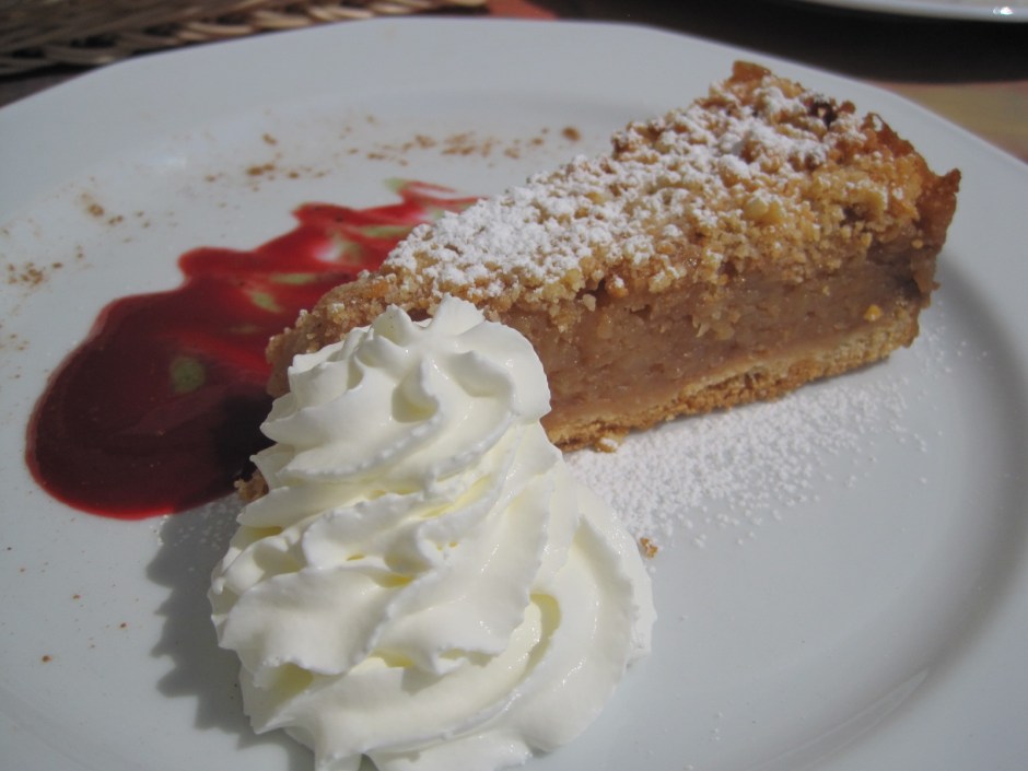 And sample a little szarlotka? (apple tart)