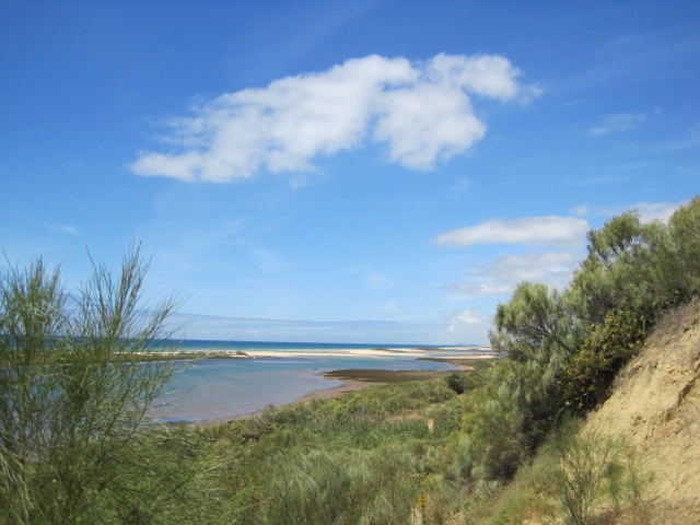 The skies the clearest of blues, with just a few wispy clouds