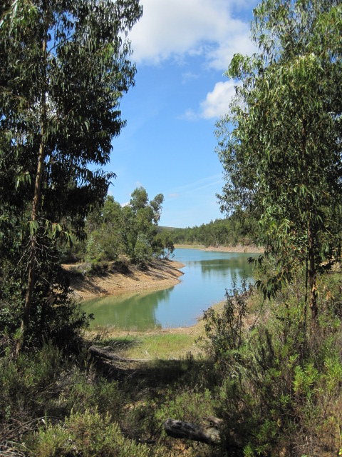 Winding back around the lake