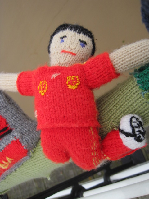 Spain?  He's fell over!