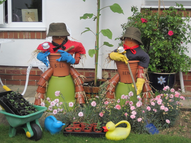 It's scarecrow time again in the villages