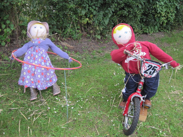 Or is she keeping her eye on the children?