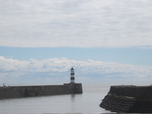 Leaving the marina, I look out to the lighthouse