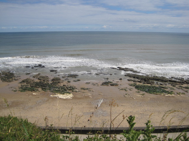 Pausing to admire the many rock pools