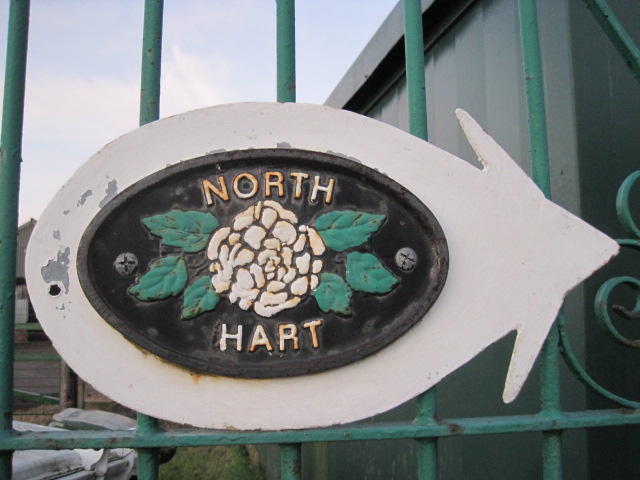 And admired the sign