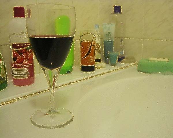 And a nice glass of red