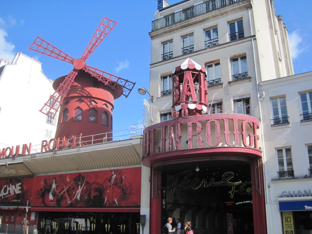 Where else but the Moulin Rouge?