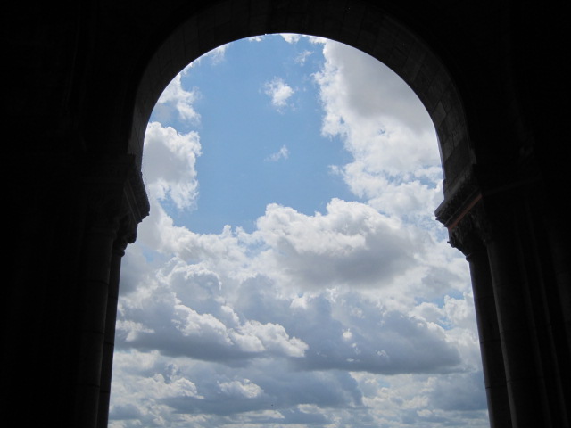 The church first, but I wasn't allowed to take photos