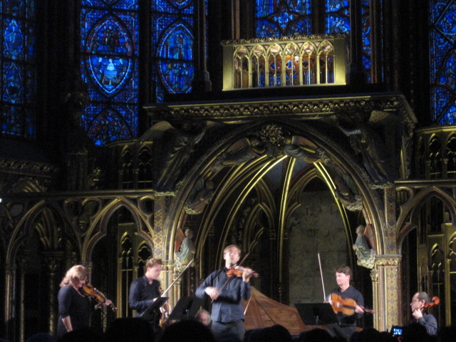 A concert at Saint Chapelle