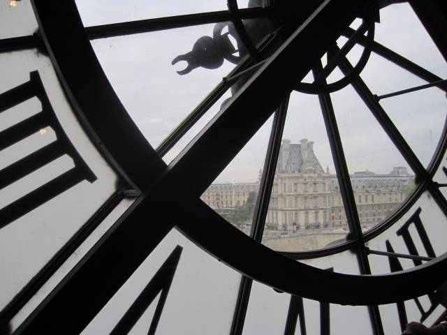 Theview from the cafe in magnificent Musee d'Orsay