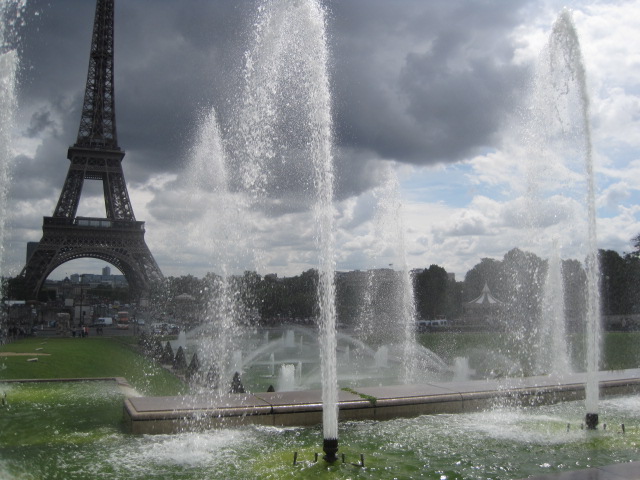 The fountains playing bring out the child in me 