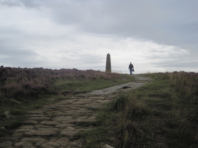 Ahead, the Monument