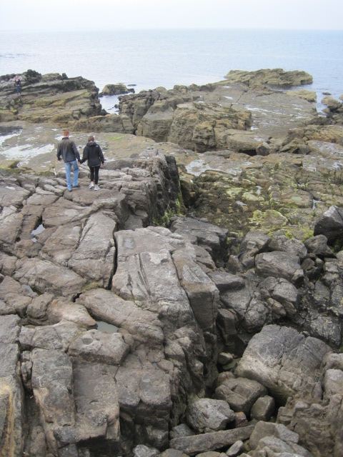 Hand in hand!  No- this isn't the bride and groom