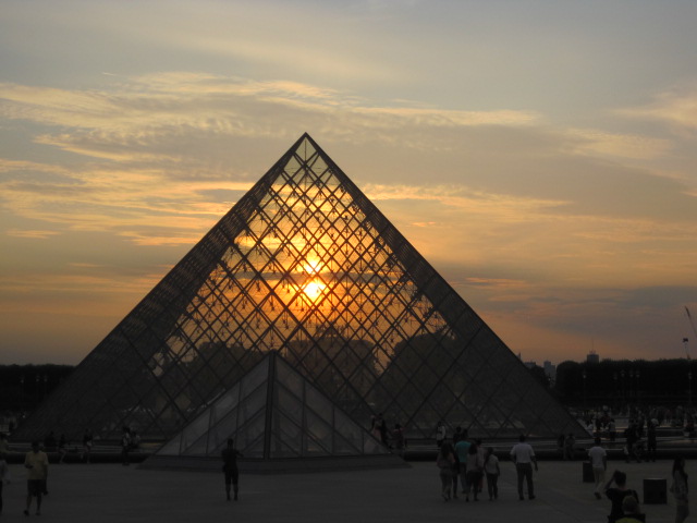 Worshipping at the Louvre