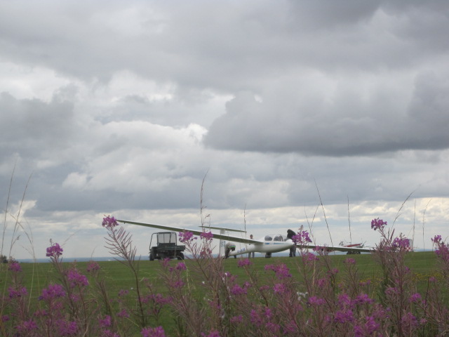 And there was a glider at the ready