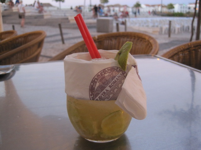 With a caipirinha, maybe?