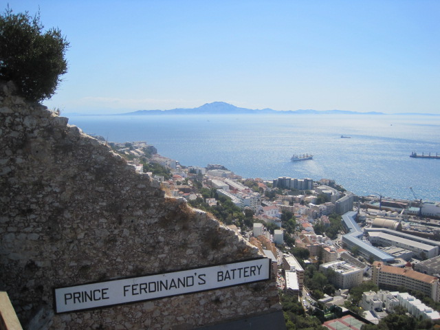 Looking out from The Rock