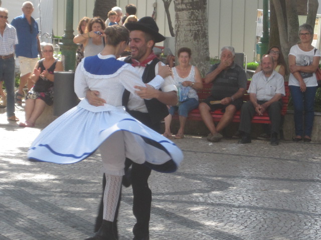 The folk troupe, in 'full swing'