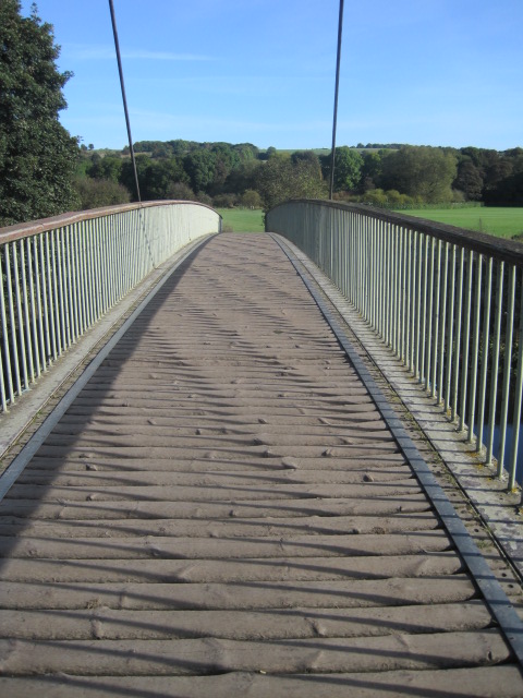 Looking back across the river