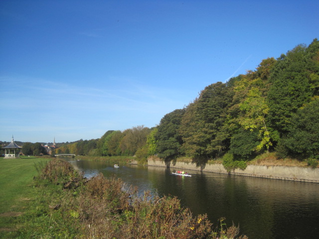 The river widens at this point