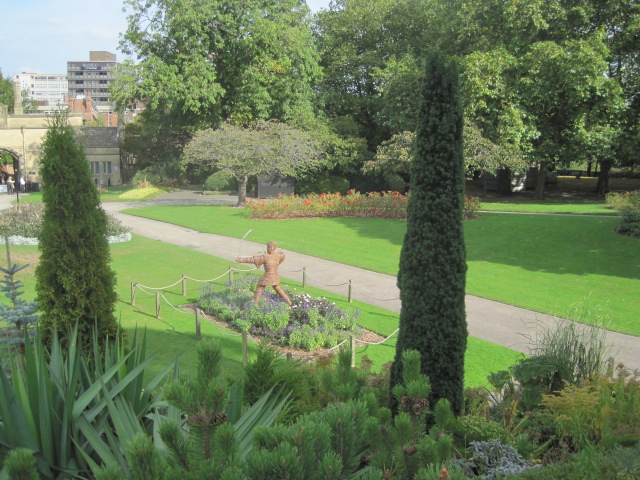 Naturally, Robin's hanging out there!