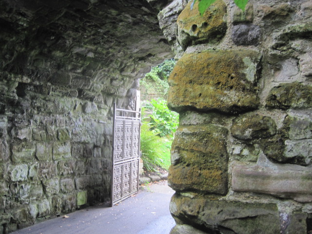 Just what you'd expect from the entrance to a castle